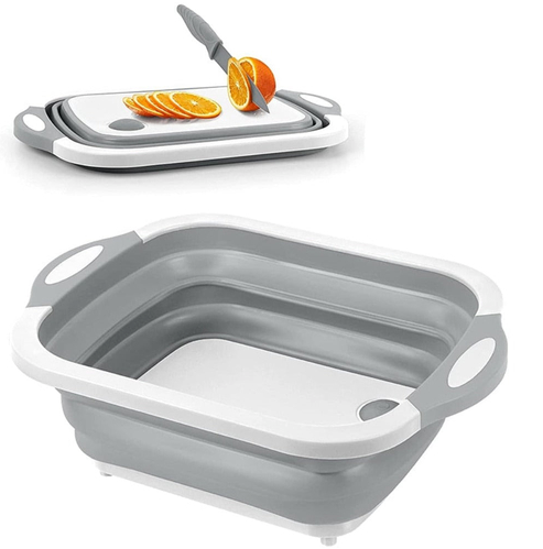 Magic 3-in-1 Klapp-Schneidebrett mit Auffangbox